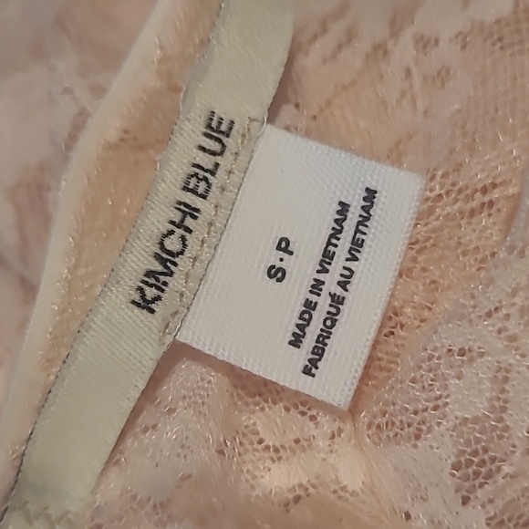 Kimchi blue pink blush lace top szS NWOT - Picture 6 of 6